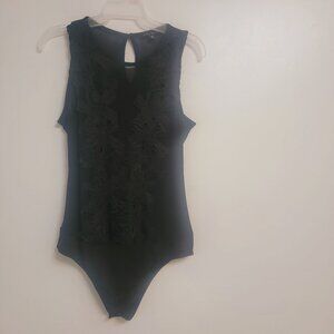 Haute Monde Black Bodysuit